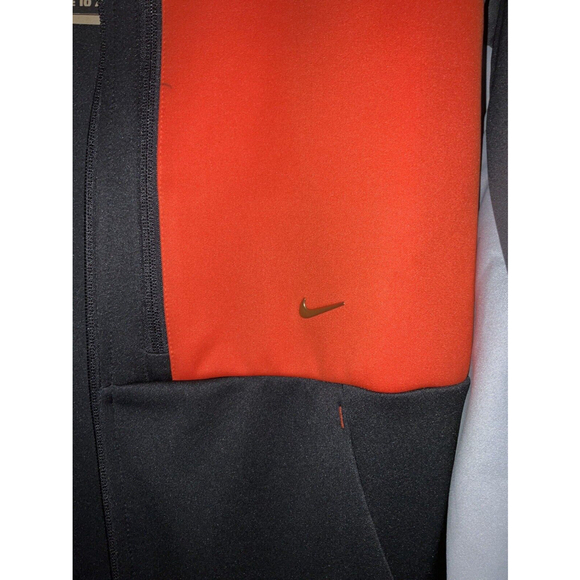 Nike Sportswear Smile Track Jacket Full Zip‎ Black/Orange Men’s XL DQ3524-010 - Picture 3 of 10